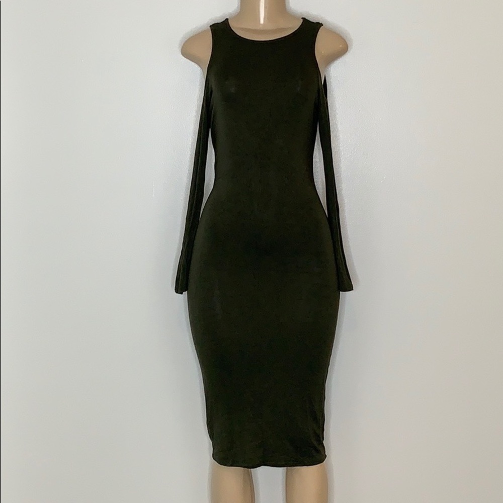 Fashion Love Olive Colored Dress